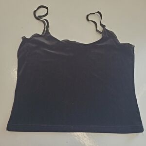 725 Originals | Classic Black Velvet Tank Top